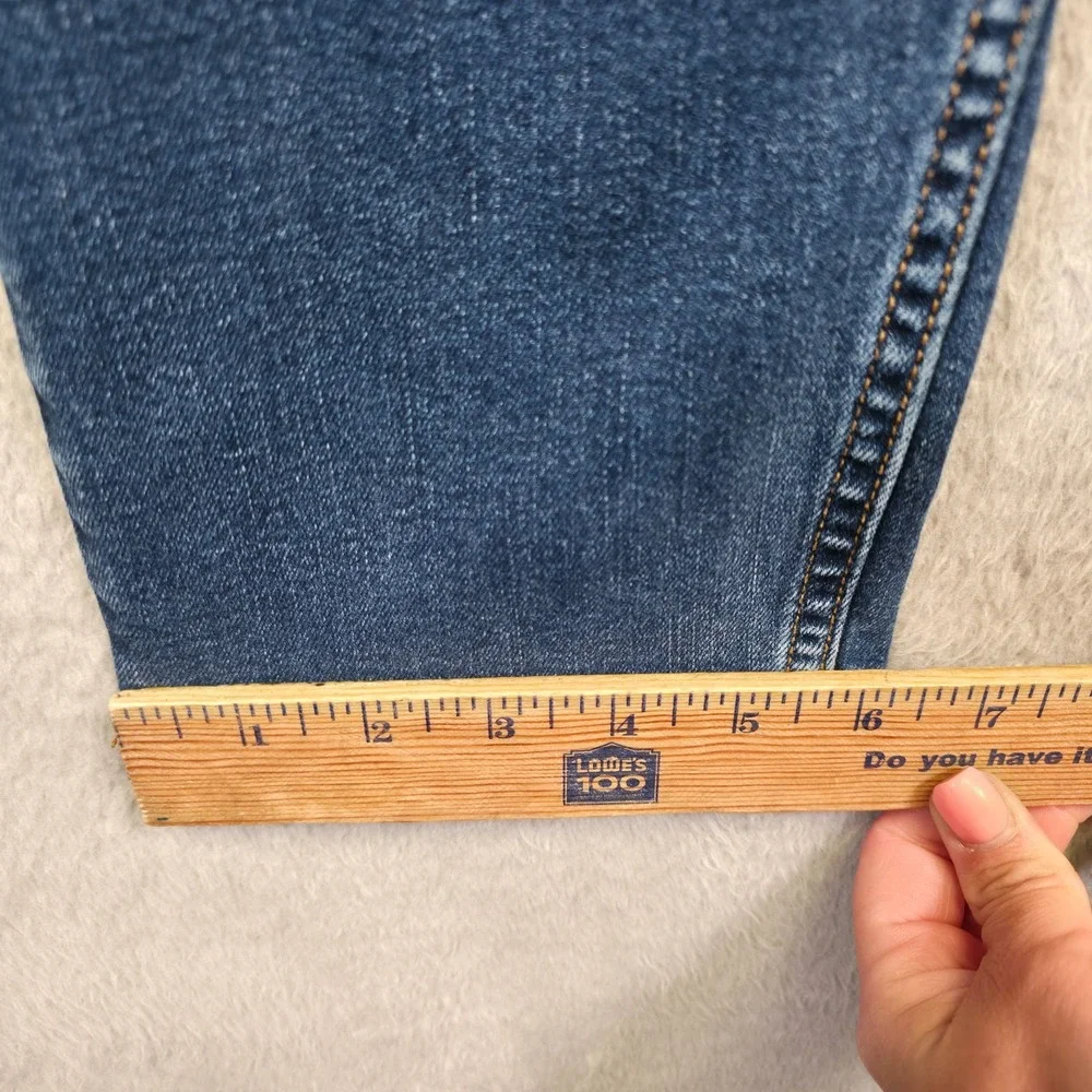 Levis 502 Jeans 32x30 Blue Taper Fit Medium‎ Wash Stretch Denim Classic 32x27